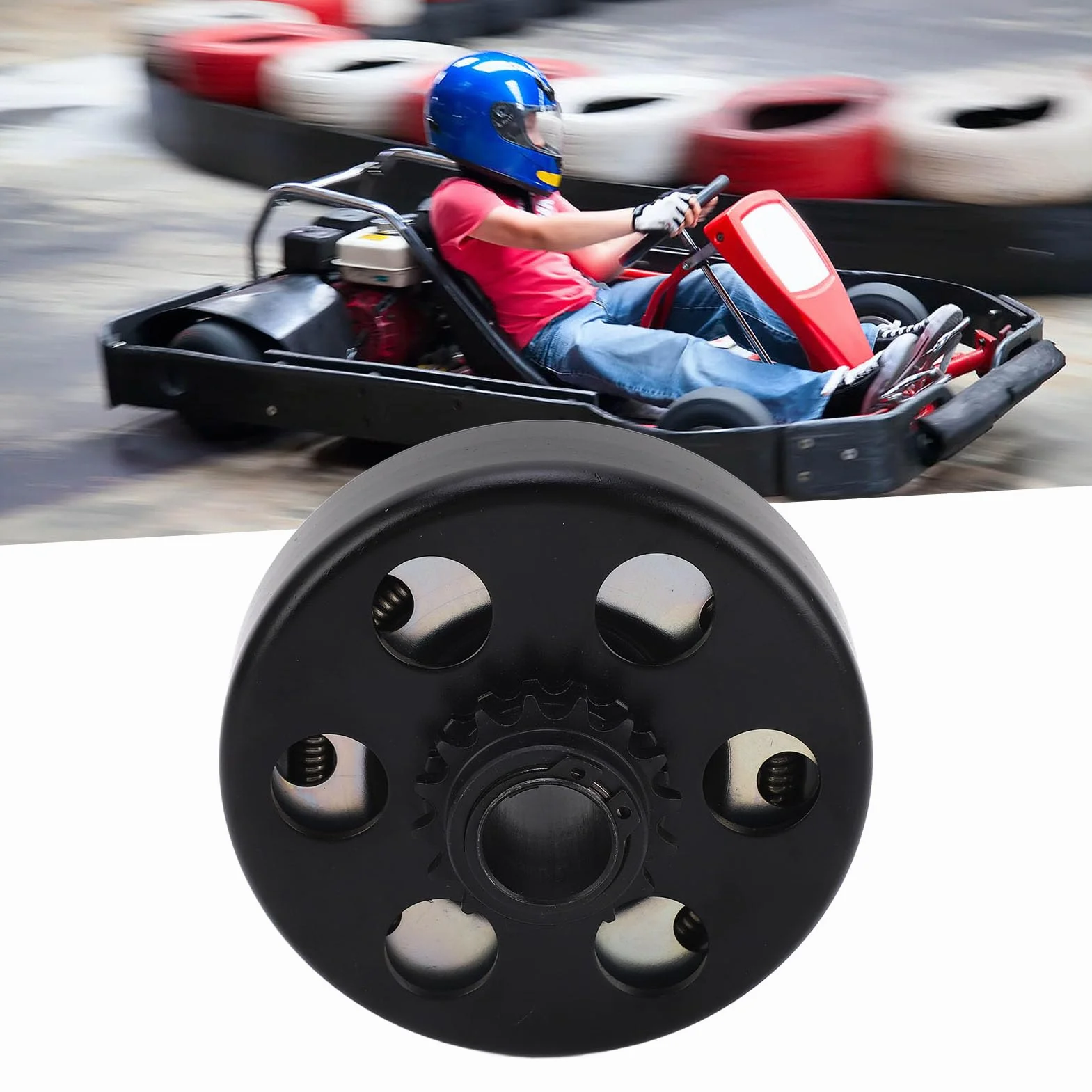 Fliehkraftkupplung fliehkraftkupplung 20mm 16 Zähne, 20 Mm, Hochfest, Abriebfest, Robuste Fliehkraftkupplung für 219 Mini-Fahrradkette fliehkraftkupplung 20mm Pignons de chaînes à rouleaux