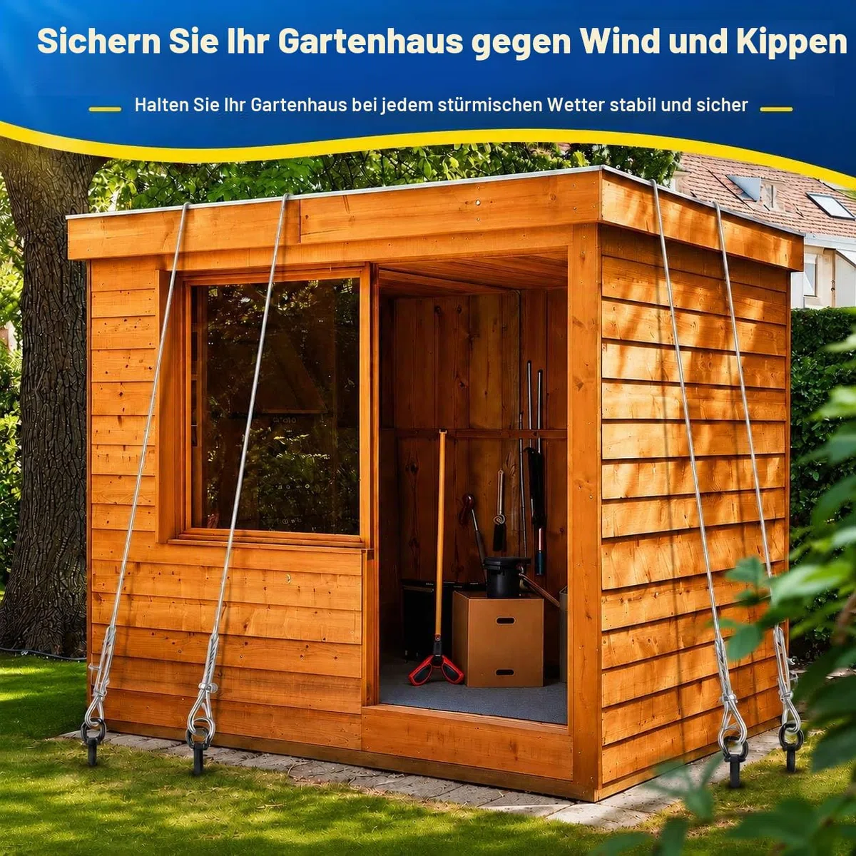 Stahlseil 5mm Set, 30m verzinktes Drahtseil mit Seilklemme und Kausche, 7x7 Litzenkern Stahlkabel für Zaun, Schuppen, Sonnensegel, Rankhilfen für Kletterpflanzen