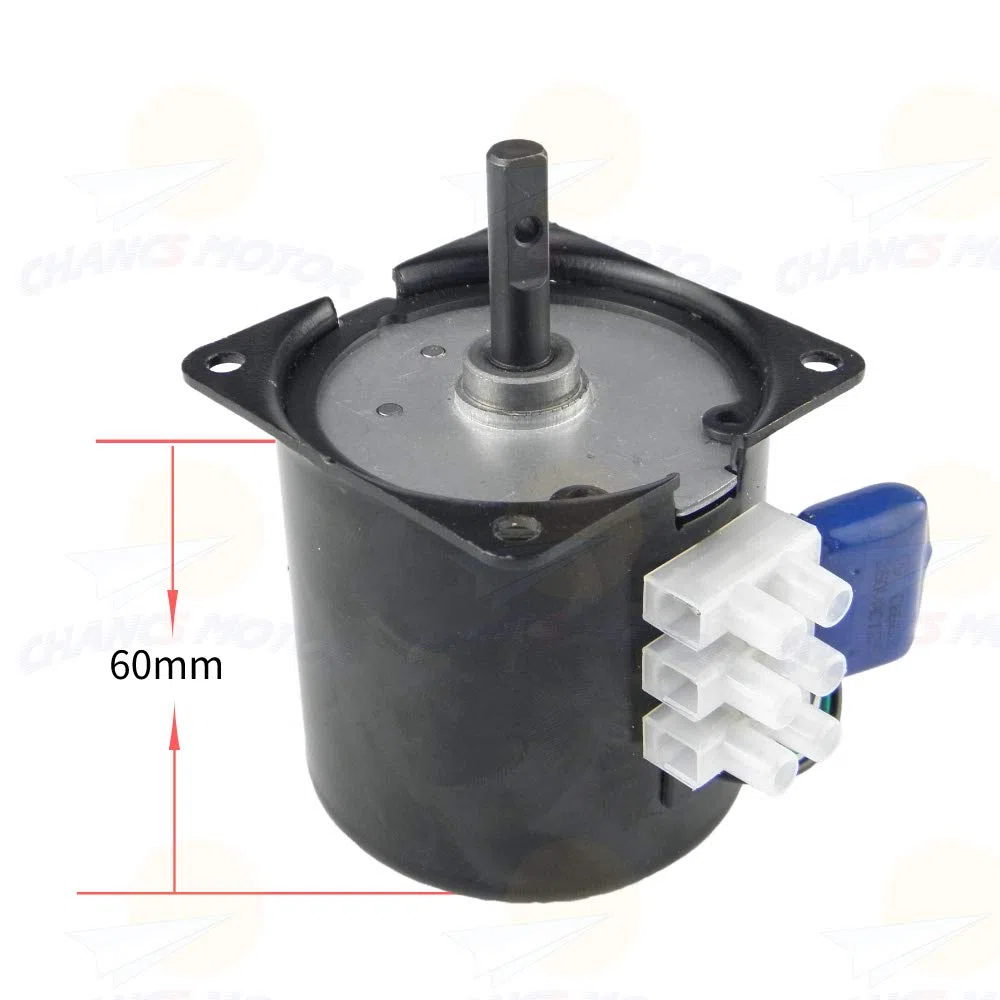 CHANCS Miniatur-Niedergeschwindigkeit 60KTYZ 5RPM 220V 40Kgf.cm Drehmoment Feste Konsole Schalterstecker-Verlängerung