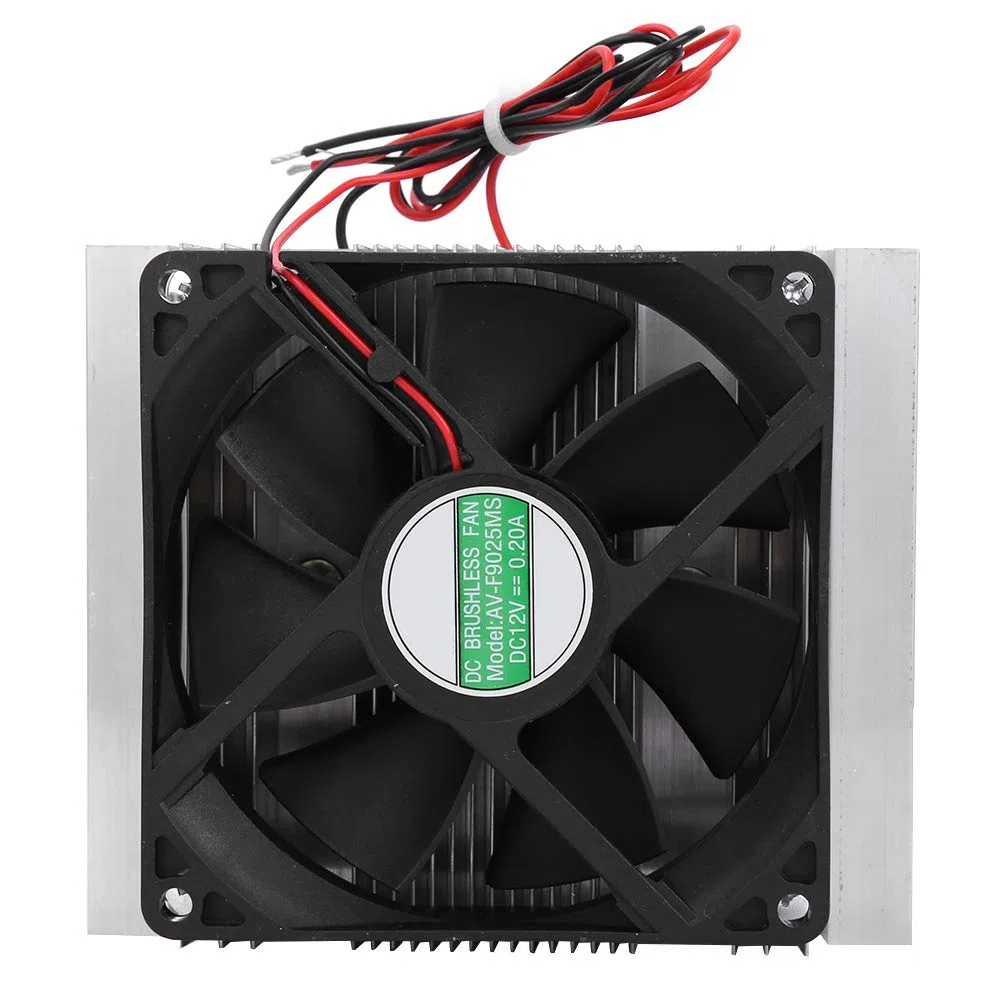 Schnelle Kühlung, Thermoelektrisches Peltier-Plattenmodul, Kühlsystem, DIY-Kit, Geeignet für die Kühlung Kleiner Räume (Kein Cold-End-Lüfter)