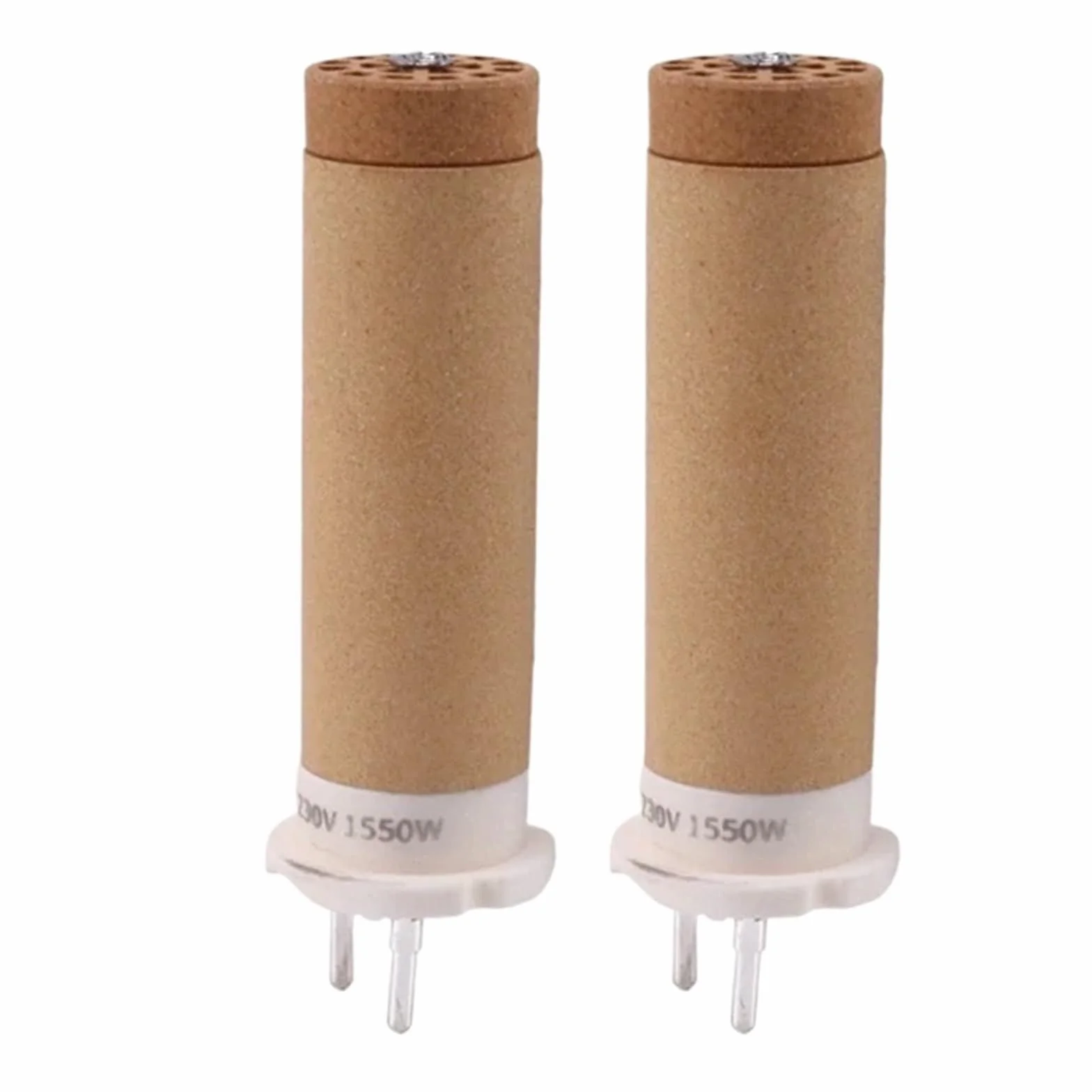 2 Stück 230V 1550W Keramik-Heizelemente for das Leister 142.717 Hand-Heißluft-Kunststoffschweißgerät