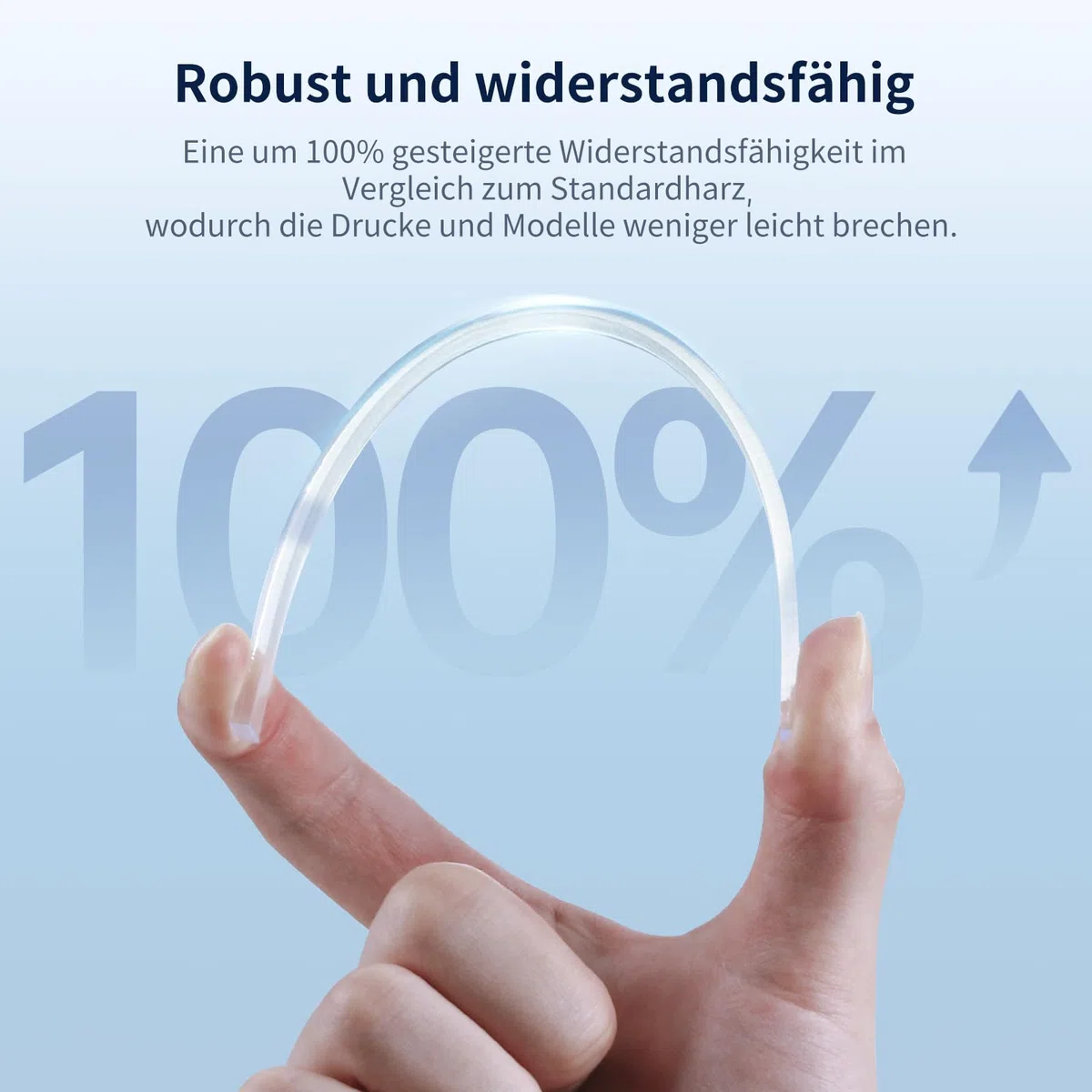ANYCUBIC Hochtransparentes 3D Drucker Resin, UV 405nm Standard Rapid Photopolymer Resin, Vergilbung Widerstehen, Lang anhaltende Klarheit für den LCD/DLP 3D Printer (High Clear,1000g)