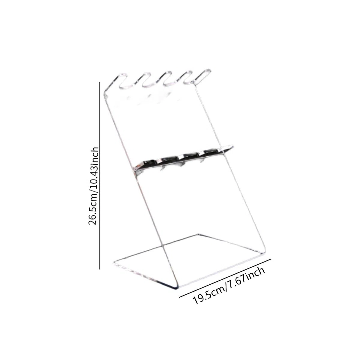 Sharplace Pipettengestell Pipettenständer Zubehör Praktisches, stabiles, multifunktionales Mikropipettengestell Pipettenständer aus Acryl Laborbedarf, 4 Löcher