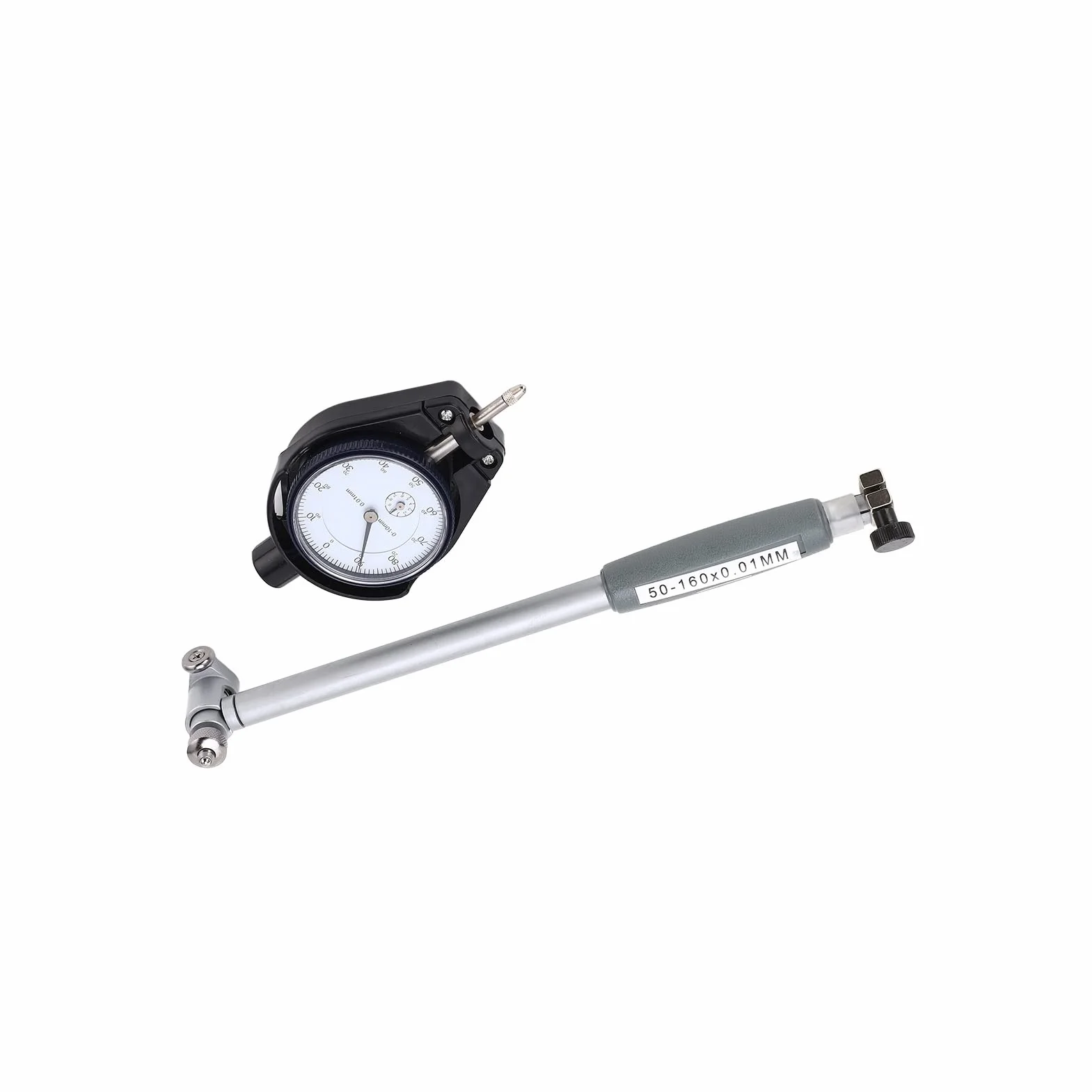 Innendurchmessermessger?t 50-160mm Innendurchmesser-Messuhr Digitales Messger?t, Innendurchmesser Messger?t mit Griff, Messwerkzeug aus Aluminiumlegierung (Innendurchmesser 50-160)