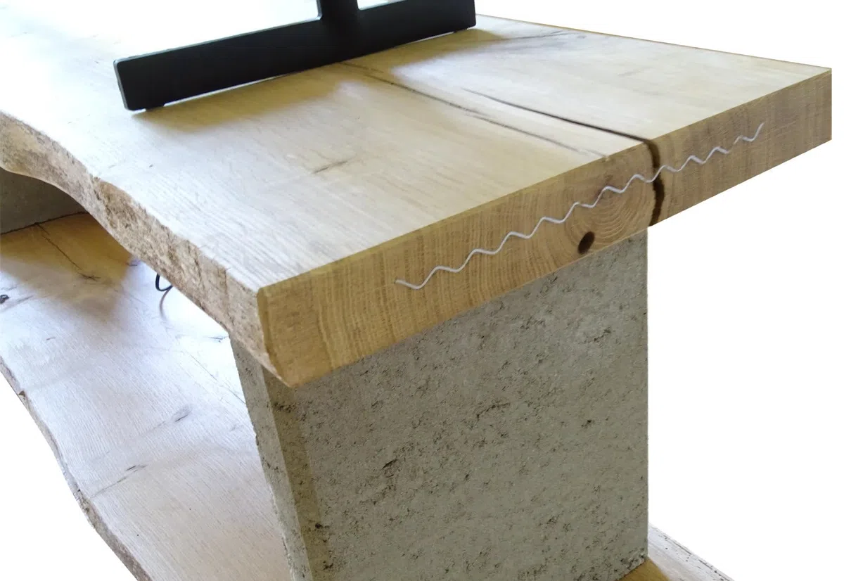18 mm Edelstahl Wellenband Welleneisen aus Edelstahl optimaler Rissschutz für Bretter Balken Stämme Holzrissschutz Wellenbandeisen (2)