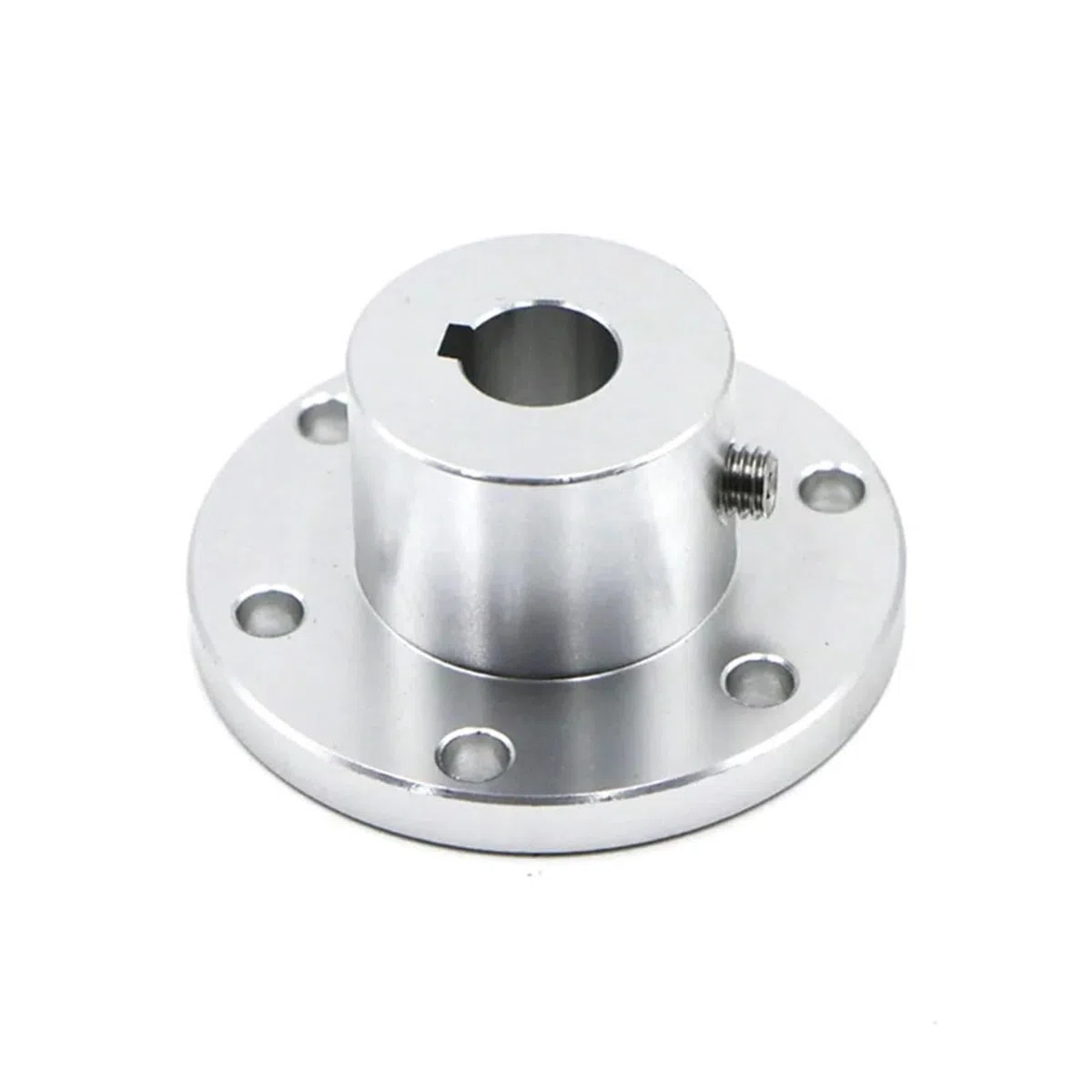 Flanschkupplung, hochfeste Aluminiumlegierung, Omni-Rad-Durchmesser 5, 6, 8, 10 mm, 12, 14, 15, 16, 18 mm, Keilnut-Kupplung (Size : 14mm keyway)