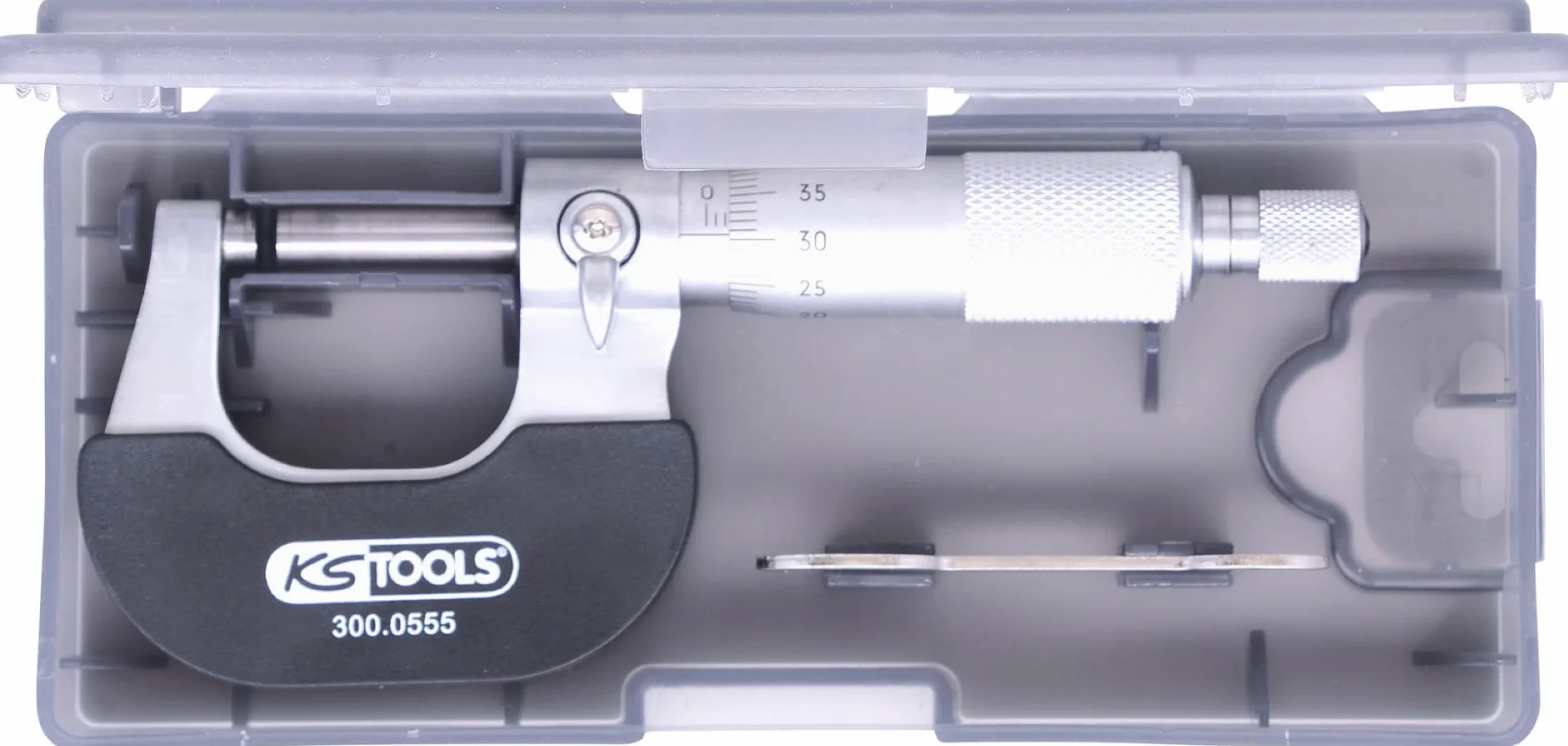 KS Tools 300.0555 Bügelmessschraube, 0-25mm