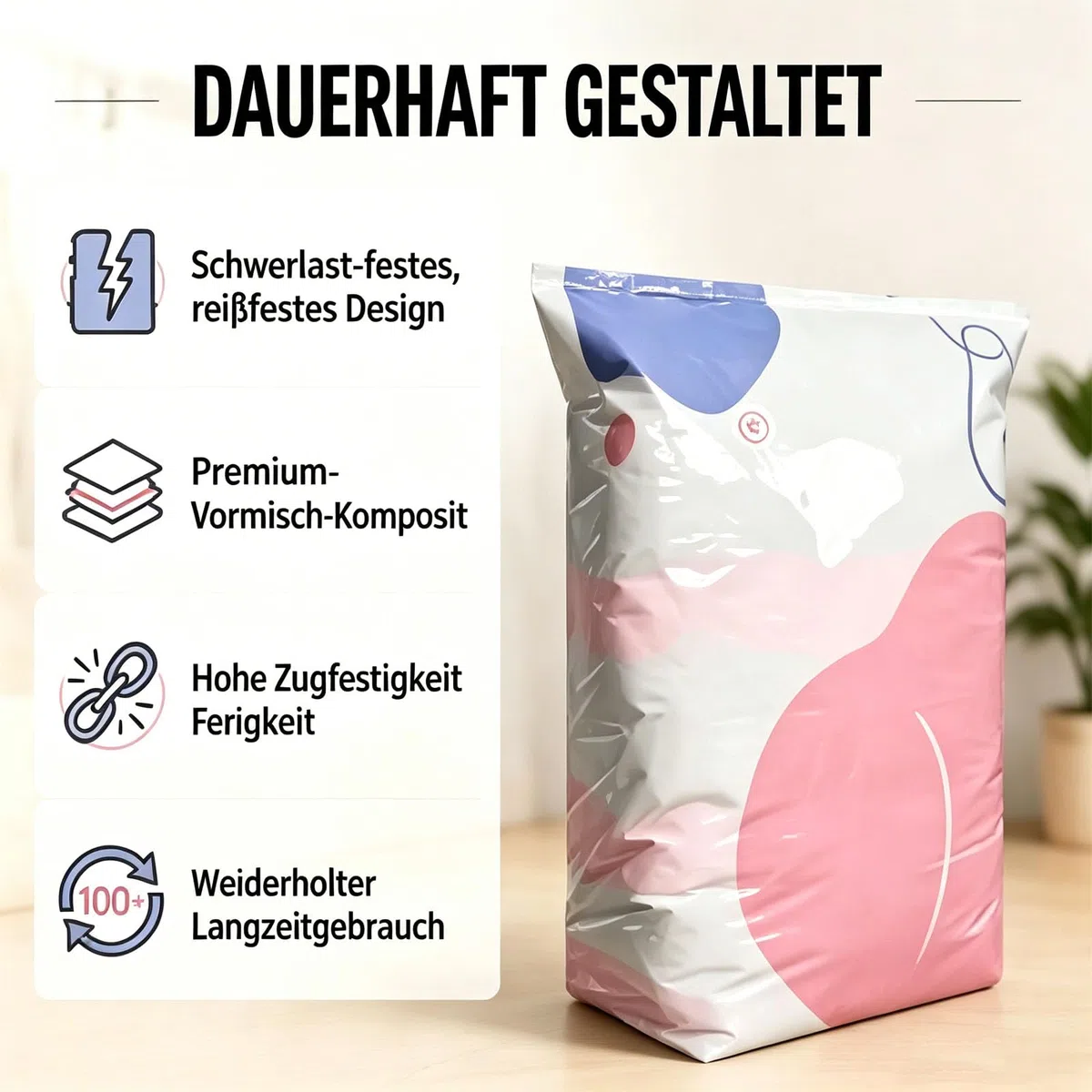 No-Pump Large Vacuum Storage Compression Bags, 2026 New Vakuumbeutel für Bettdecken, Luftdichte Kompressionsbeutel für Kleidung Kissen Bettdecken Decke (Extra Large-4PCS)