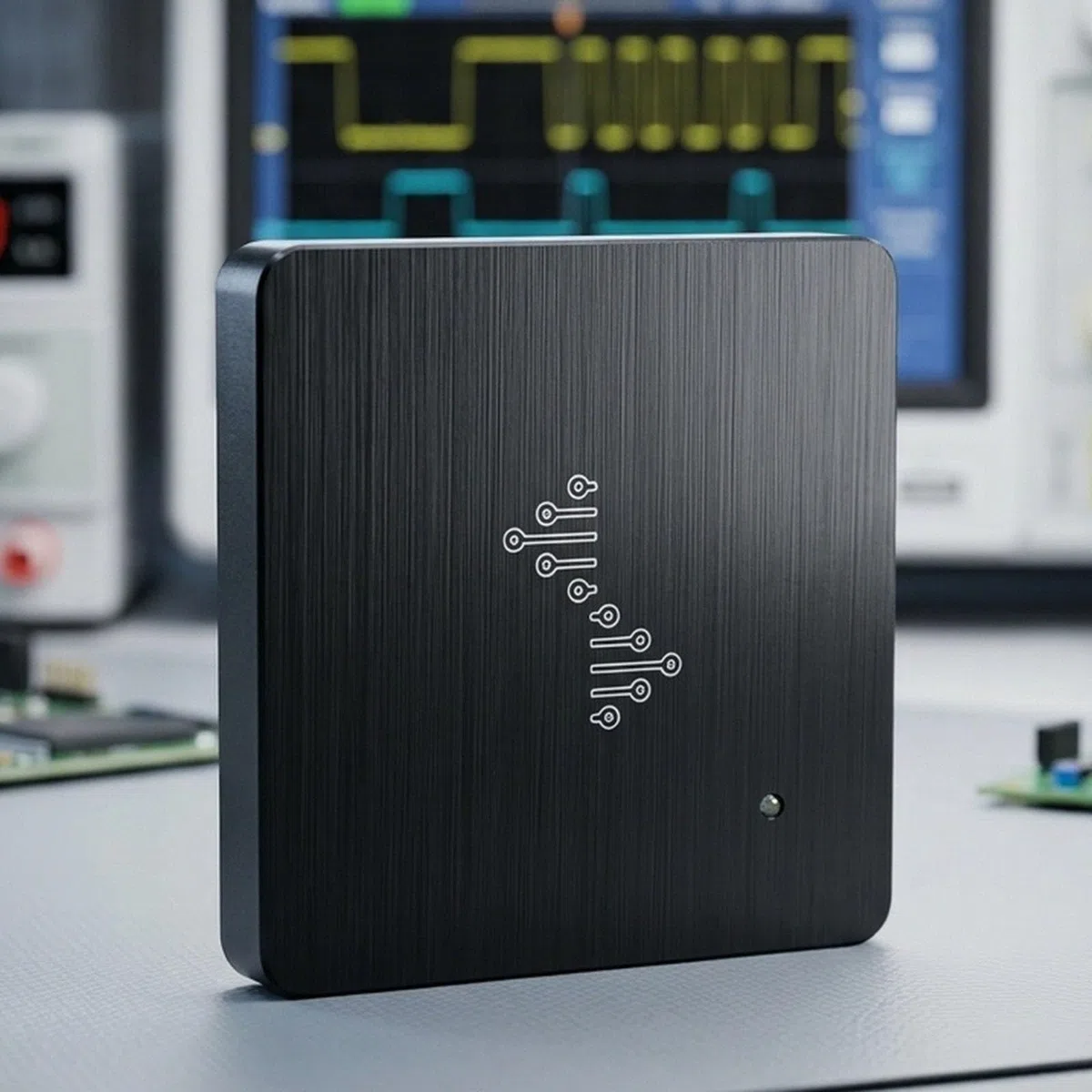 DSLogic U2Basic Logikanalysator 16 Kanäle 100 MHz Bandbreite 1,6 Gbps Abtastrate 256 Mbit Speicher USB Protokollanalyse für Ingenieure Techniker Entwicklung Diagnose Schwarz