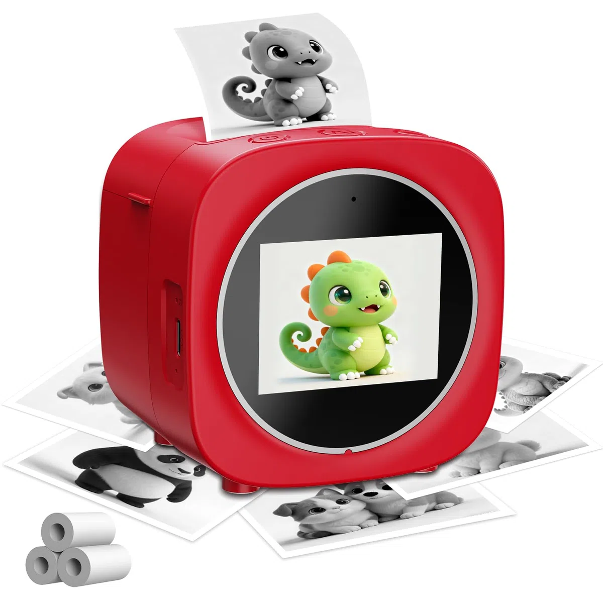 AI Voice Box Drucker KI Zeichnungs Spracherkennungsdrucker Stimmdrucker mit Sprachsteuerung für Kinder Kreatives Doodle Drucken