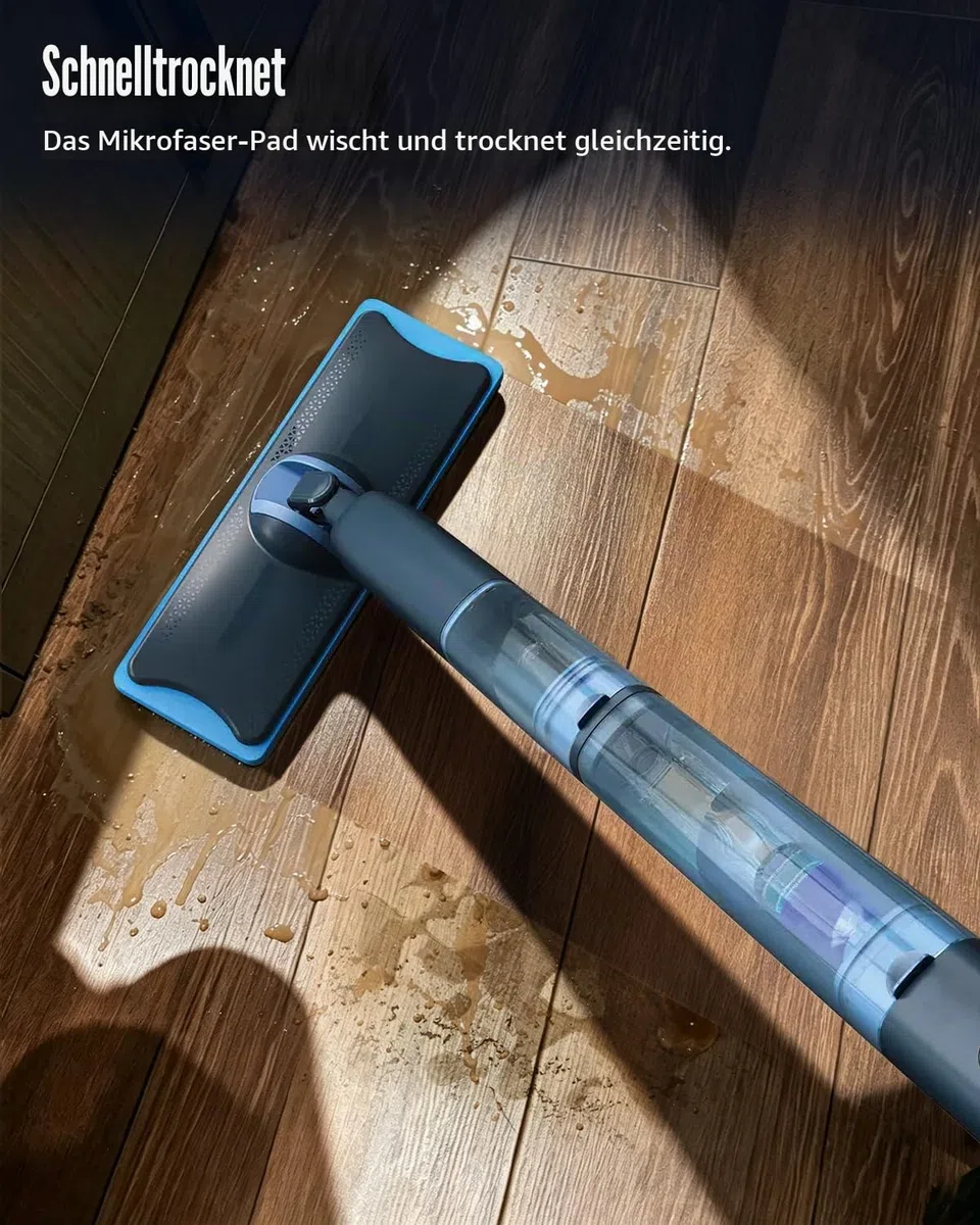 Chuancheng 4er-Pack Reinigungspad für Philips OneUp 3000/5000 Serie, waschbare Wischmopp-Pads für empfindliche Hartböden, absorbiert schmutziges Wasser, gibt frisches Wasser frei, wiederverwendbar bis