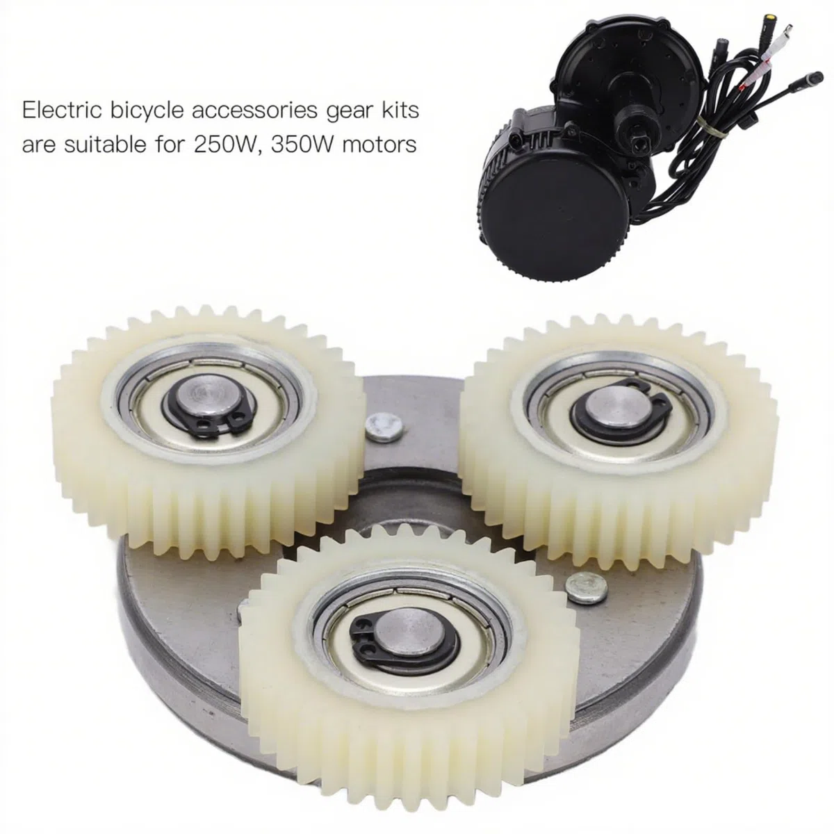 Bnineteenteam Getriebe Kupplungssatz für 36T Stahl + Nylon, für 250W 350W Mittelantriebsmotor