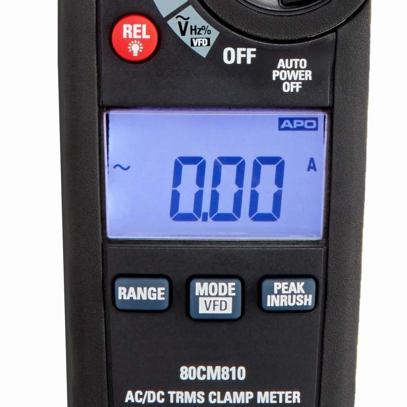 Amazon Basics Klemmmessgerät, 600 A AC/DC, True RMS, NCV, Taschenlampe, 6.000 Counts, Schwarz