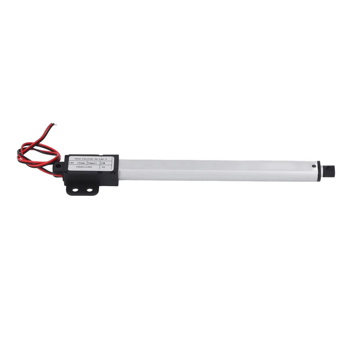 Jeffergarden Elektrischer Linearantrieb 24V Mit 150 Mm Hub, Robuste Aluminium-Schubstange Mit Automatischen Endschaltern Für Robotik, Heimautomation Und DIY Projekte