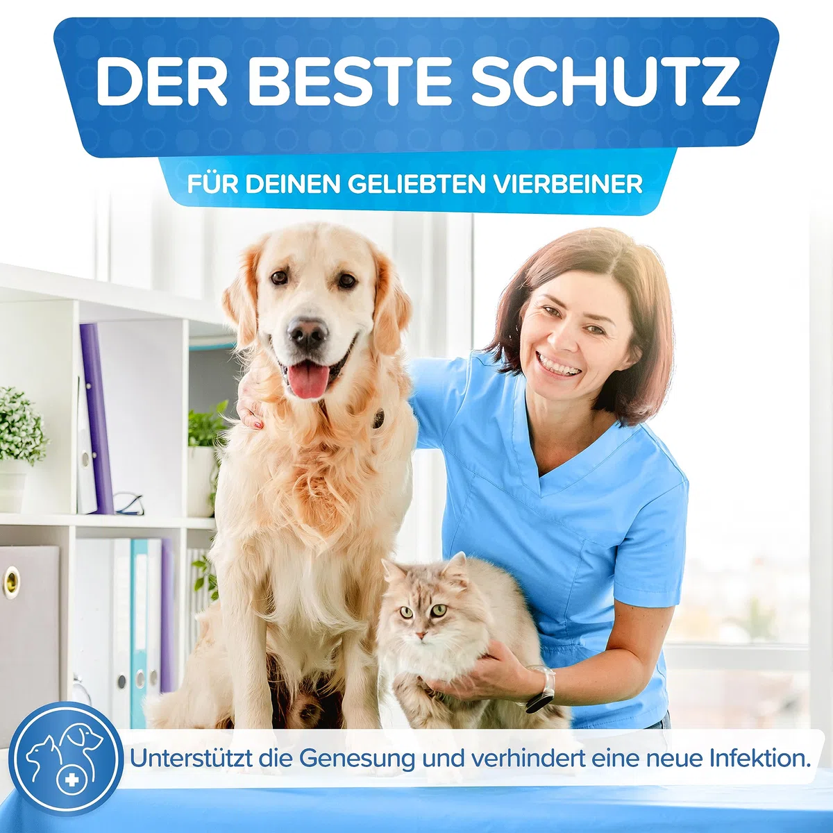Patronus Giardien-Wischkonzentrat für Haustiere zur Desinfektion von Fußböden - 2 Liter Desinfektionsmittel zur Reinigung von Oberflächen gegen Giardien, Viren, Bakterien & Pilze