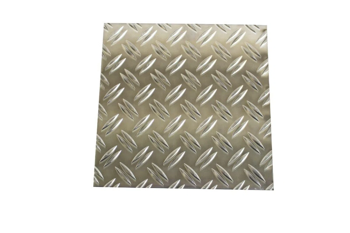 Riffelblech Aluminium 2,5/4mm Alu Duett Warzenblech Zuschnitt Tränenblech 600x1250