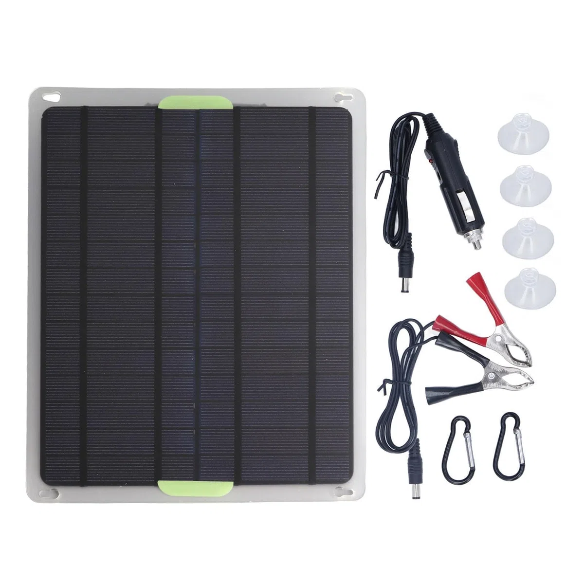 20 W 12 V Solarpanel-Kit, Solarladepanel Solarpanel Autobatterieladegerät Erhaltungsladegerät für Autoboot, Motorrad, Wohnmobil, Zuhause, Netzunabhängiges System