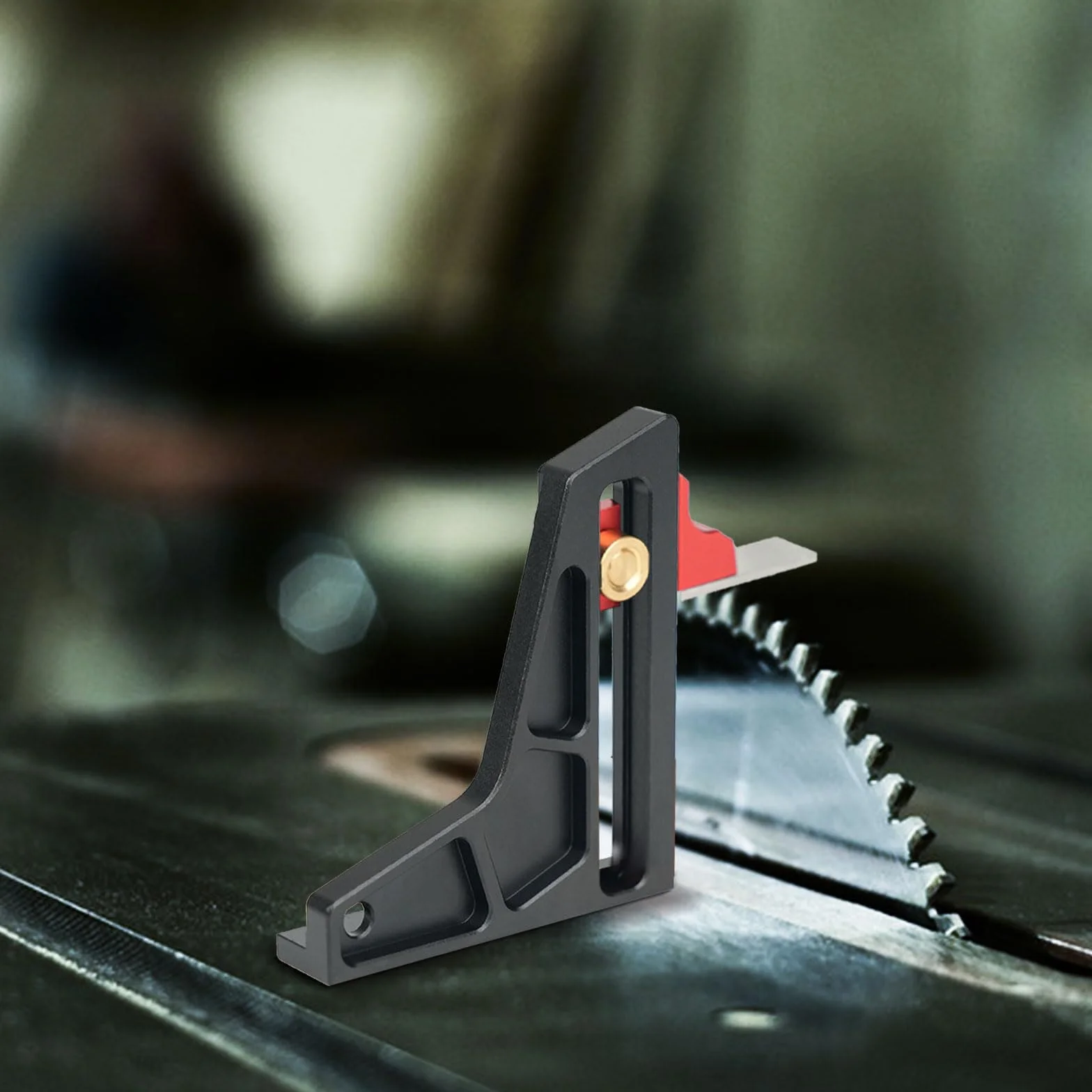 Höhenmesser, Aluminiumlegierung, Tiefenmesser, Doppelskala, Messgerät, Holzbearbeitungswerkzeug für Zuhause, Heimwerker, Holzbearbeitung, Tischsäge, Tiefenmesslineal (2 Stück)