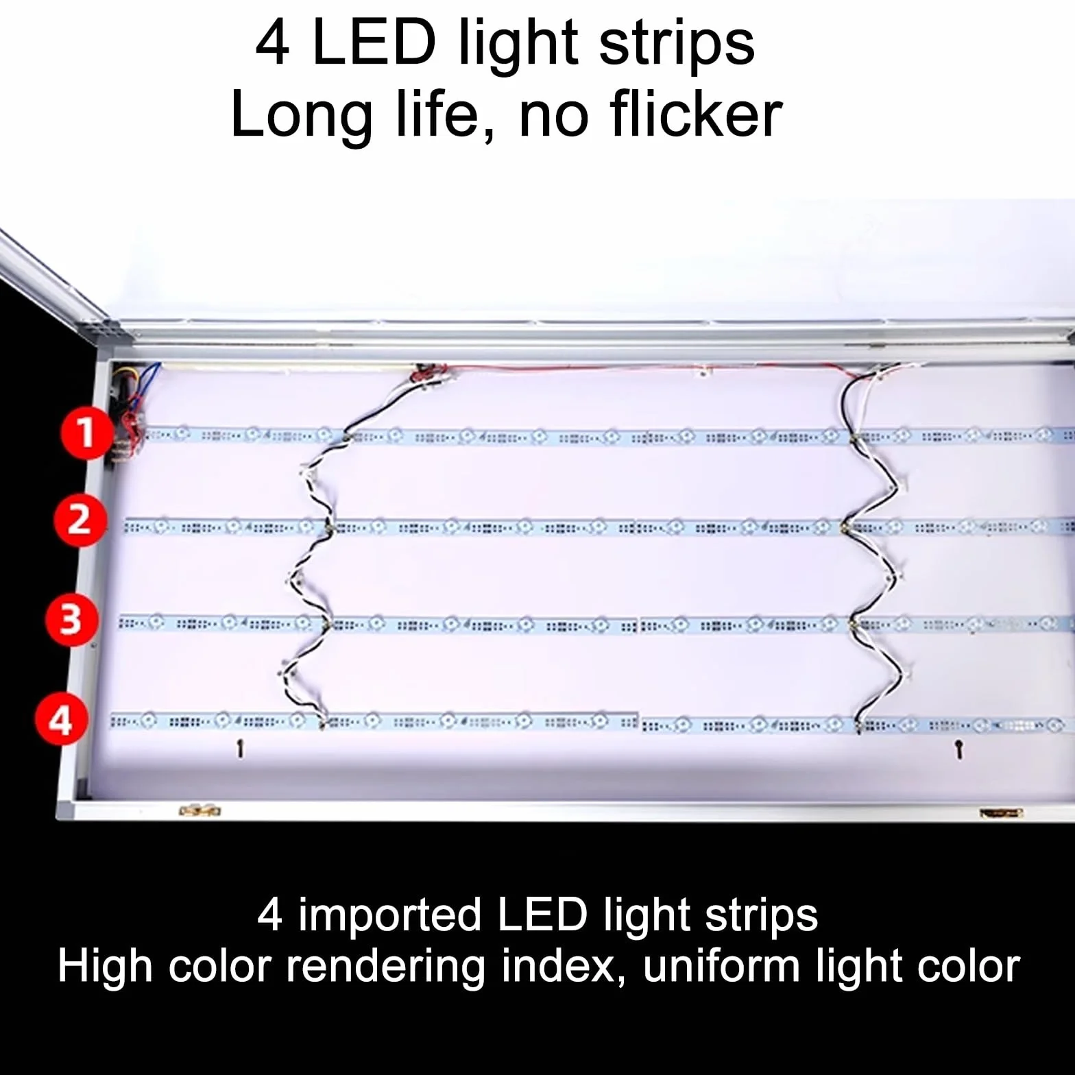 Röntgenfilm Lichtbox mit Halterung, ultradünnes Design für klare Sicht, keine Schatten, ideal für Klinik und Krankenhaus