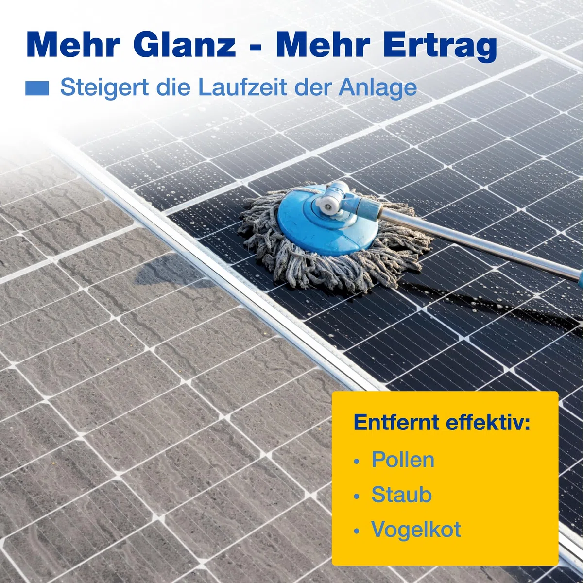 bio-chem Solarreiniger PV Photovoltaik Konzentrat 3x 1L | Bis 1:20 verdünnbar | für Solar- und Photovoltaikflächen, tiefenwirksam und materialschonend