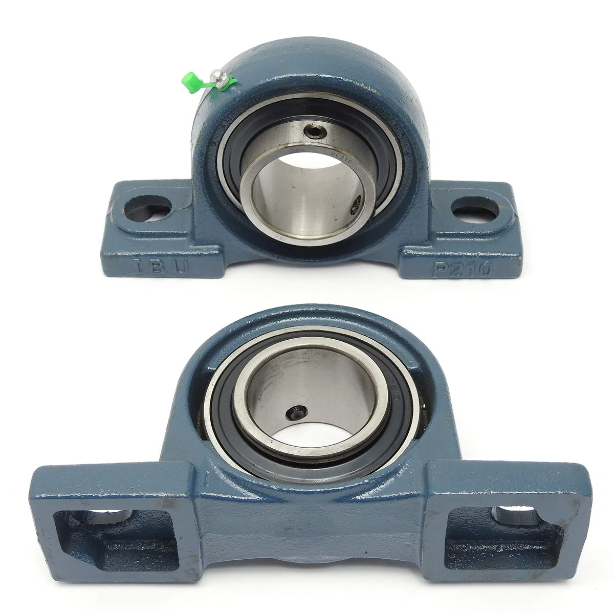 IBU 2 Stück UCP 210 Gehäuselager für 50 mm Welle, Stehlager, Lagerbock aus Legiertem Stahl