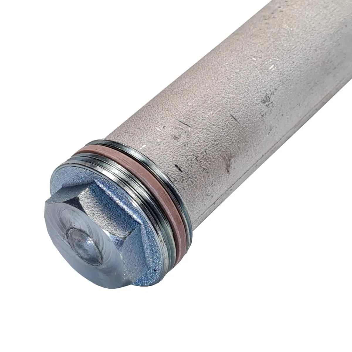 Magnesium Opferanode Ø 33 x 700 mm 1 1/4" DN32 mit PTFE-Dichtung - Ersatzanode für Warmwasserspeicher & Boiler, Schutzanode, Anodenstab