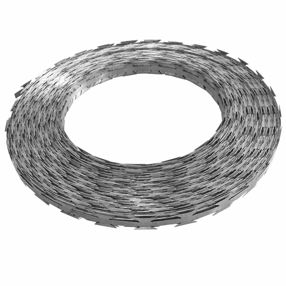 BTO-22 NATO-Klingendraht, Stacheldraht, NATO Draht, Zaun Draht Rolle, Natodraht, 100 m Stahl