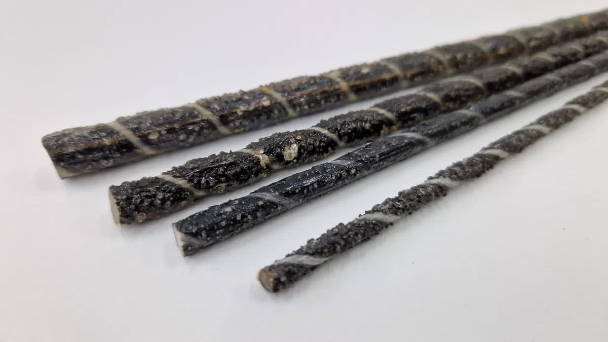 Bewehrungsstäbe aus Basaltfaser 6mm 10 Stück