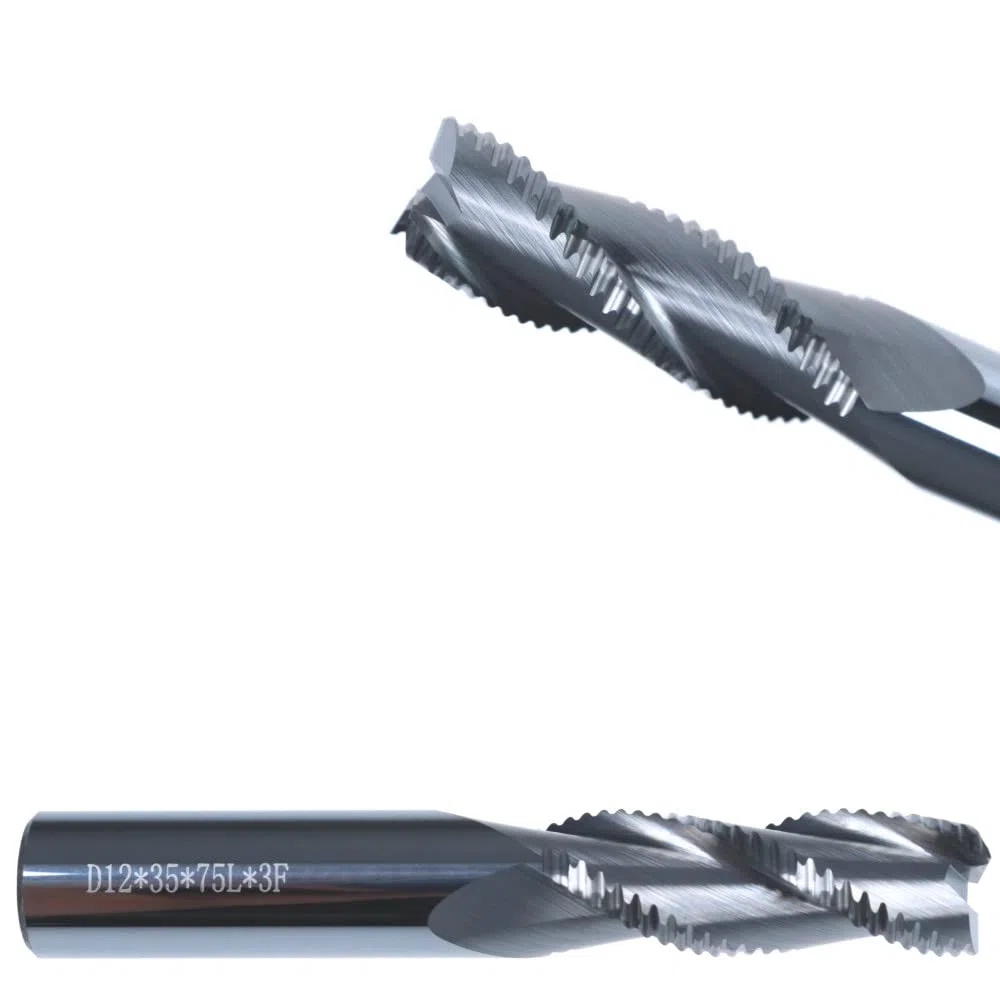 VHM Schruppfräser Alu & NE-Metalle HPC Fräser - Ø8x 20/60mm