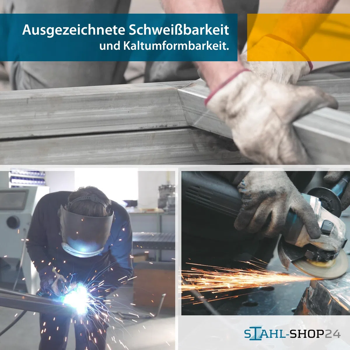 Stahl-Shop24 Edelstahl T-Stahl 1000 mm V2A 25x25x3mm rostfreier Zuschnitt für Werkbank Maschinenrahmen Möbelbau Lebensmittelindustrie Montageprofil nicht magnetisch hygienisch
