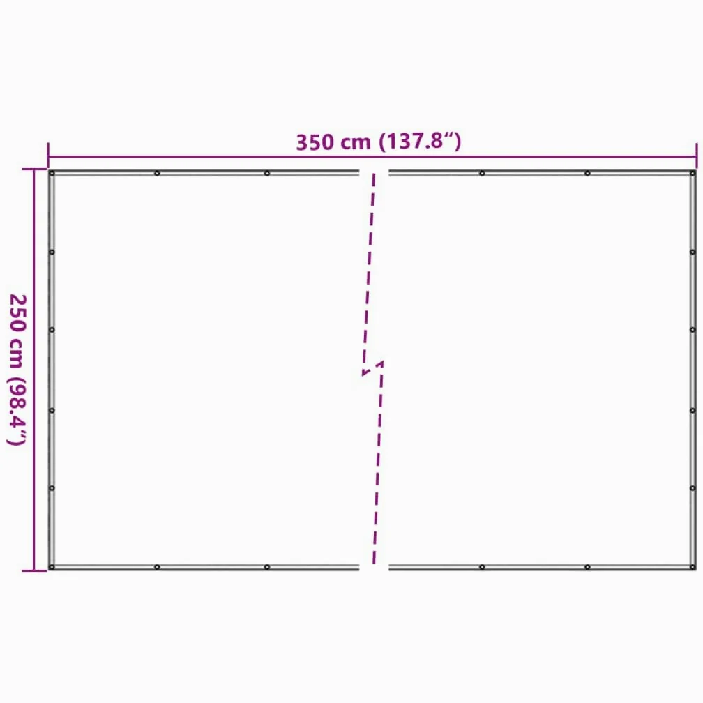 vidaXL Anhängernetz, Ladungssicherungsnetz Feinmaschig, Abdecknetz für Anhänger, Gepäcknetz Hängernetz Transportnetz, Grün 2,5x3,5m HDPE