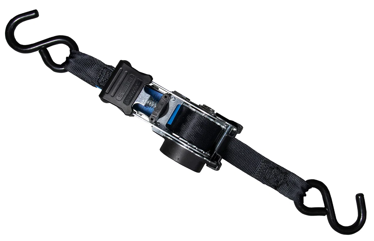 4 x Automatik Spanngurt/Automatischer Zurrgurt 1,8m x 25mm 340daN/680 daN selbstaufrollend mit S-Haken (8)