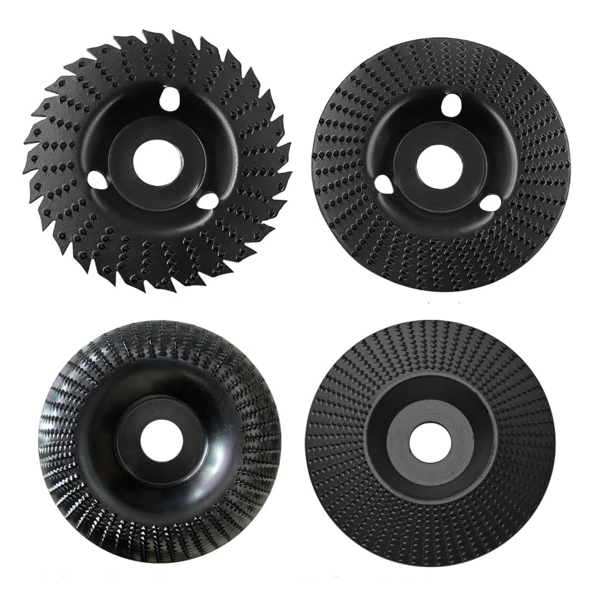 Frässcheibe für Winkelschleifer Holz 115/125mm Winkelschleifer Mit 7/8 Zoll(22 mm) Holz Schleifscheibe Schleifscheiben zum Formen, SchleifenundSchneiden