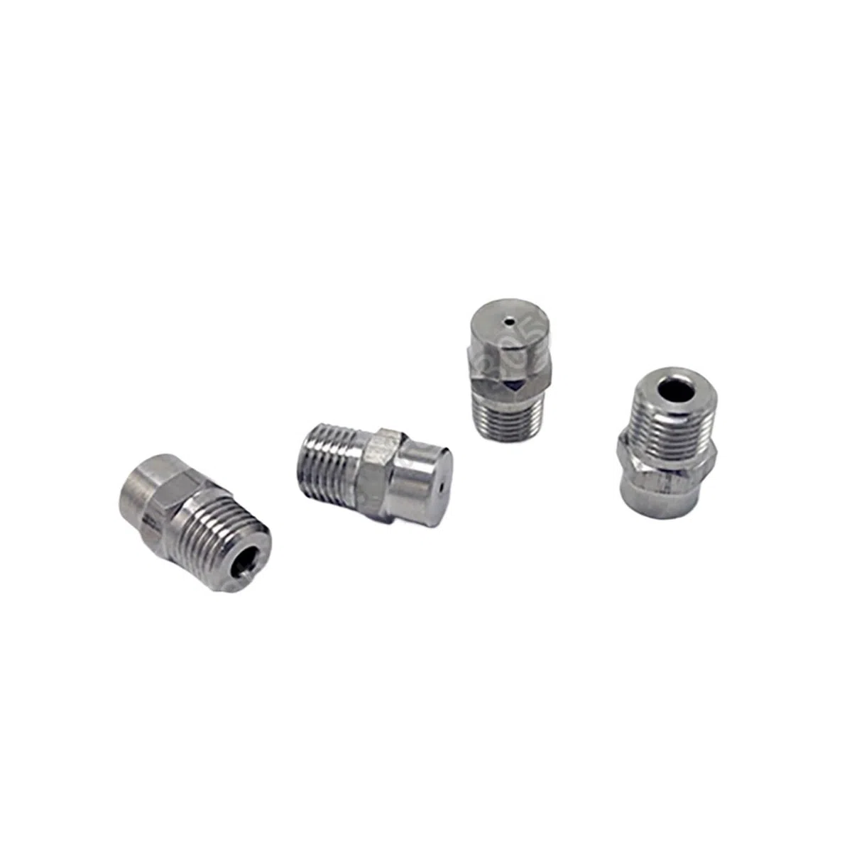 1I4 Zoll / 4 Stück 40 Grad Edelstahl Standardwinkel Vollkegeldüse Industrielle Befeuchtungs-Befeuchtungs-Hochdruckdüse Für Unterbodenreinige(2.4mm)