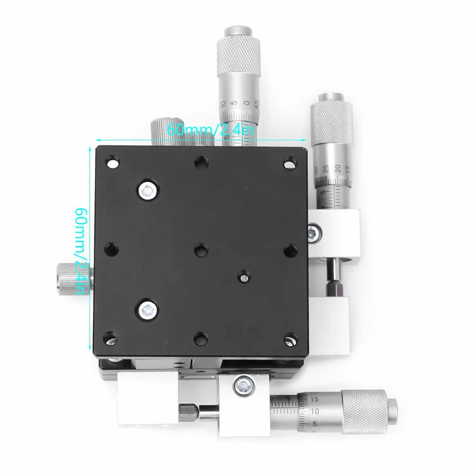 L L-Schneideplattform, LD60 LM Xyz-Plattform Bea 3 Manuelle L-Plattformverstellung, Schiebetisch 60 X 60 Mm Tisch Xyz Tisch Xyz Bühne