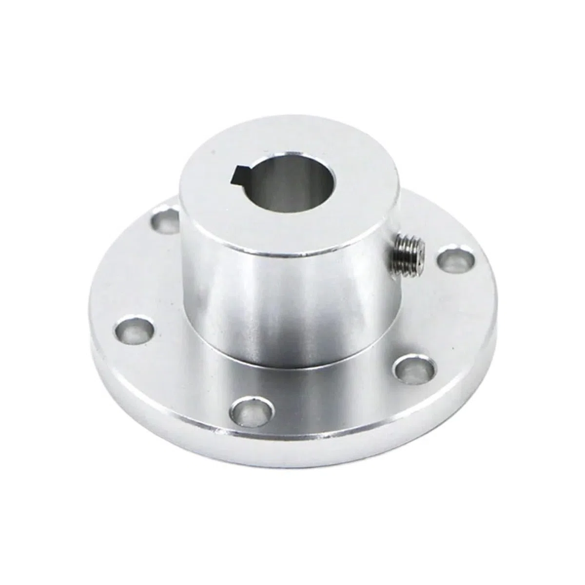 Flanschkupplung, hochfeste Aluminiumlegierung, Omni-Rad-Durchmesser 5, 6, 8, 10 mm, 12, 14, 15, 16, 18 mm, Keilnut-Kupplung (Size : 14mm keyway)
