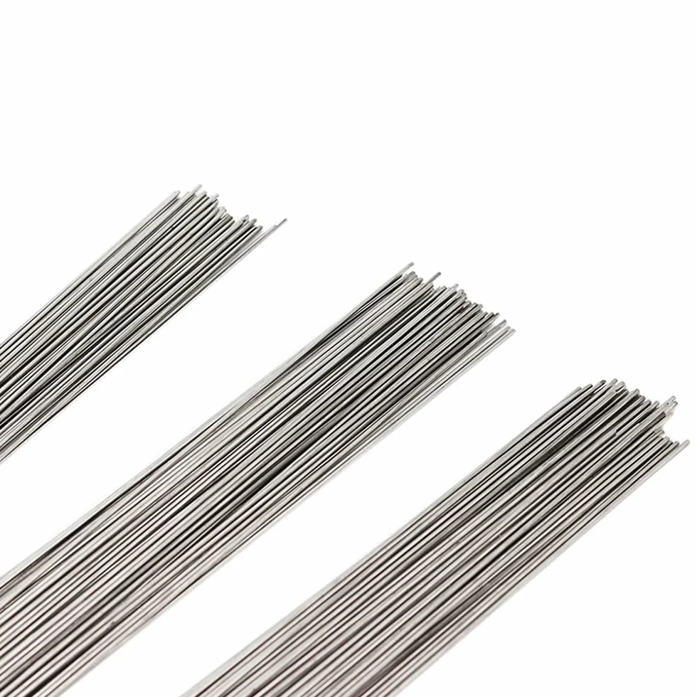 MBLUE 20 Stück 50 cm Edelstahl-Federdraht, harter Draht, gerader Draht, Federstahldraht (20Stück 0,8 mm)