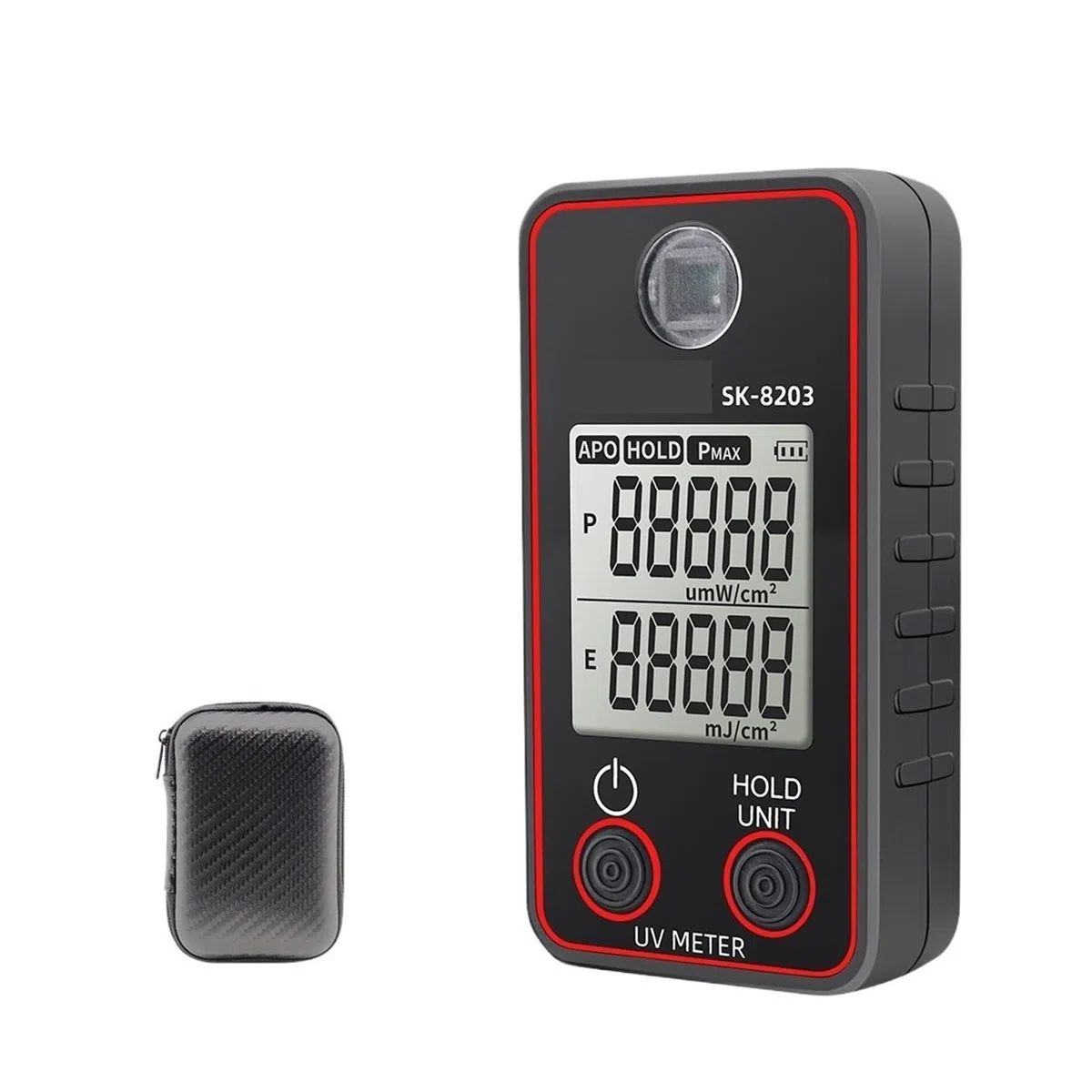 UVB-Messgerät, Digitales UV-Illuminometer, professioneller UV-Tester, Ultraviolettmessrät, UVB-Messung, tragbarer Photometer, Uveometro-Detektor