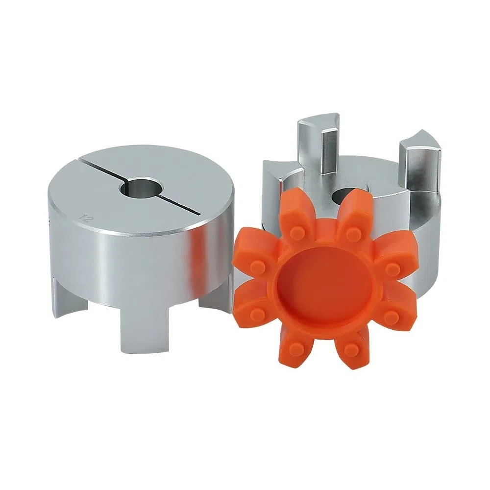 Flexibler Verbinder 1 stück D55 L78 Motorwellenkupplungen Aluminium 4 Backen Pflaume Flexibler Anschluss 14mm bis 38mm Bohrung CNC Kugelumlaufspindel Router Kupplung Klemmverlängerung(20mm to 30mm)