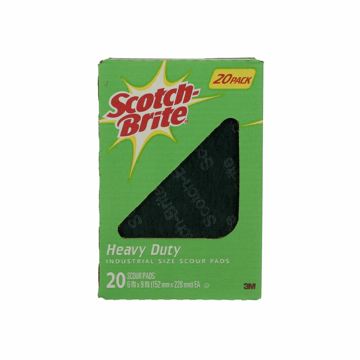 Scotch Brite 3M Scheuerschwamm, strapazierfähig, 15,2 x 22,9 cm, 20 Stück