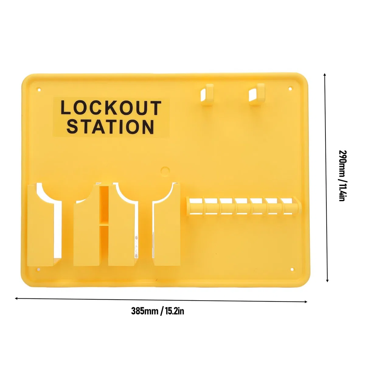 Lockout-Tagout-Station, wandmontierte Lockout-Tagout-Kit-Tafel, Lockout-Station mit offenem Design, Loto-Geräte nicht inbegriffen, Loto-Station mit großer Kapazität