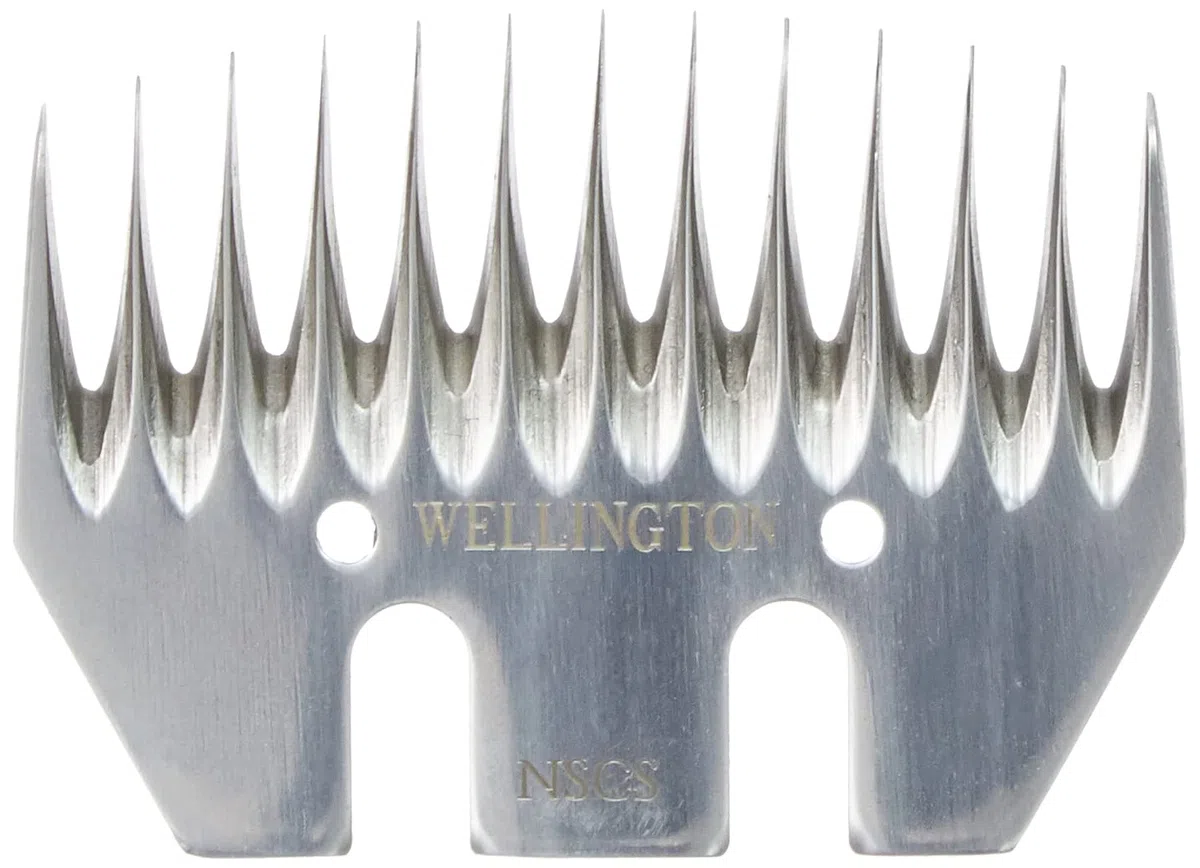 Kerbl Schermesser-Set Wellington (Obermesser 18140 + Untermesser 18141, Zubehör für Schafschermaschine FarmClipper Profi) 18142