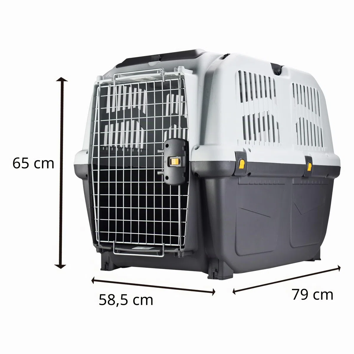 Nobby Transportbox Skudo 5 IATA, grau, 79 x 58,5 x 65 cm