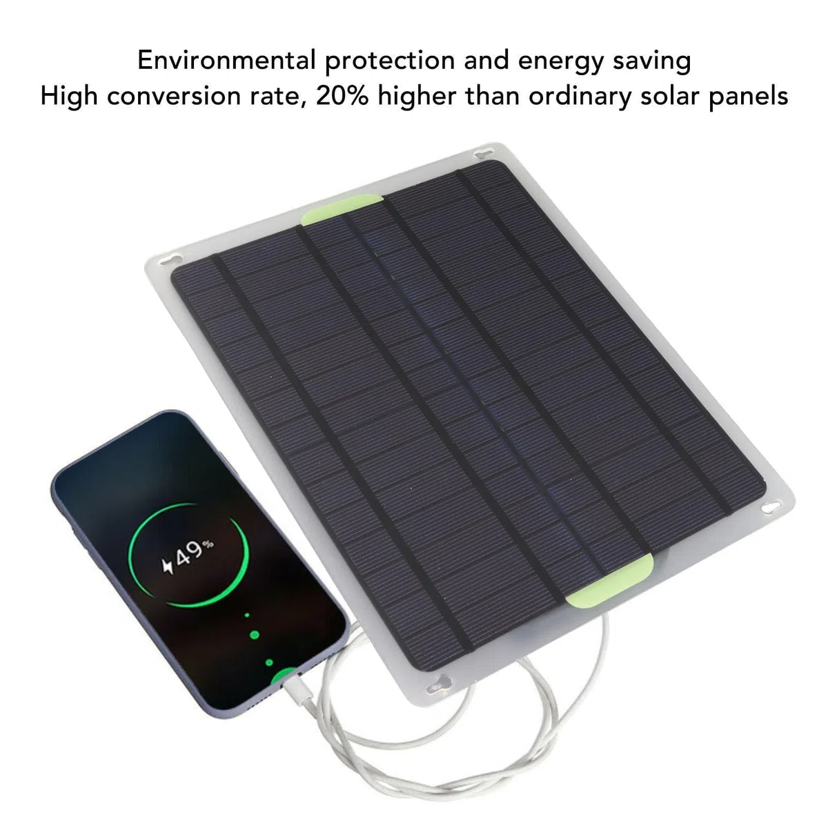 20 W 12 V Solarpanel-Kit, Solarladepanel Solarpanel Autobatterieladegerät Erhaltungsladegerät für Autoboot, Motorrad, Wohnmobil, Zuhause, Netzunabhängiges System