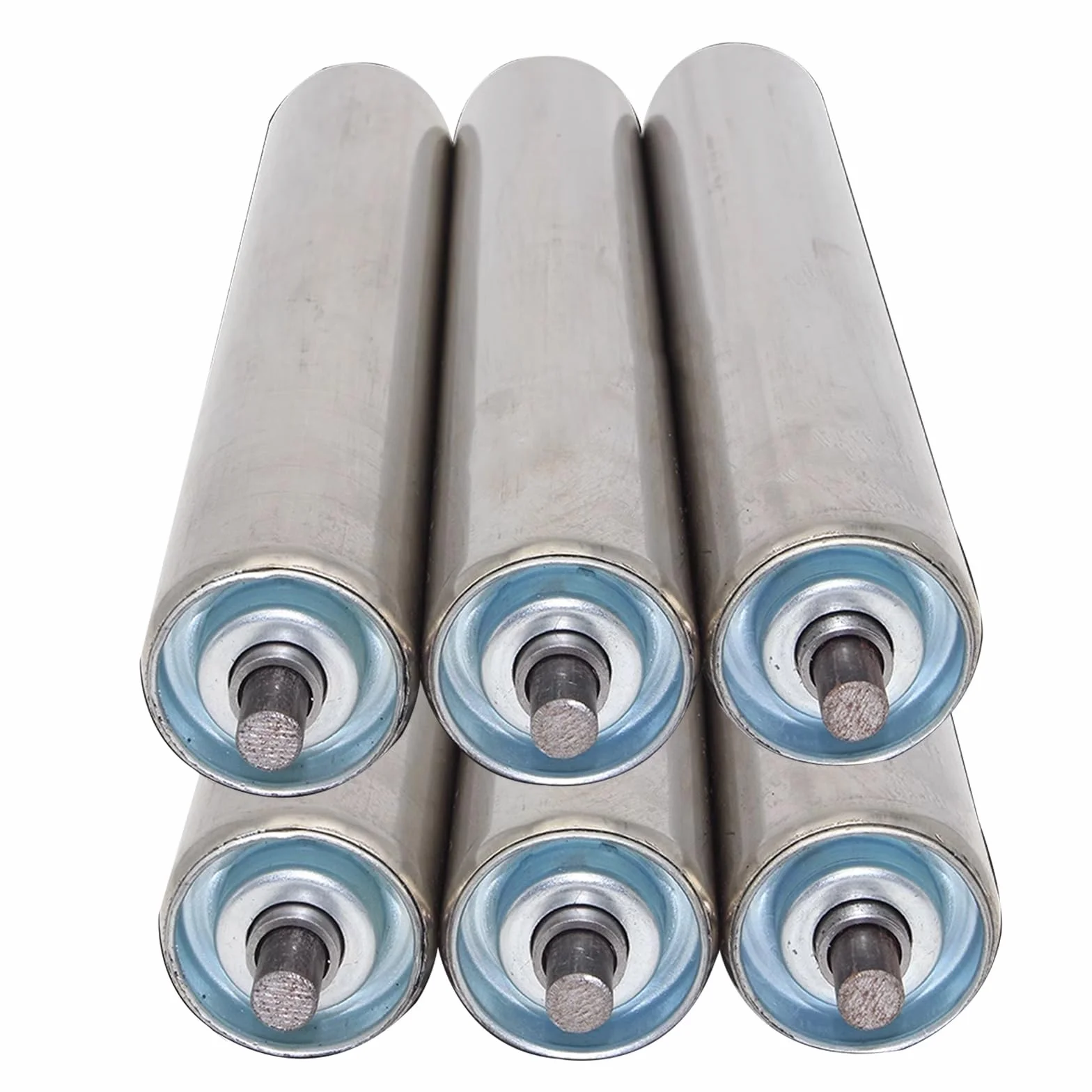 tragrollen förderband Durchmesser 1" 1,3" 1,5" 2" 2,4" Förderrollen für DIY-Projekte Industrie, 8 10 12 14 16 17 18 20 22 24 26 30 36 40 Länge Edelstahl-Schwerkraftförderer-Ersatzrohr, Vorschubtischro