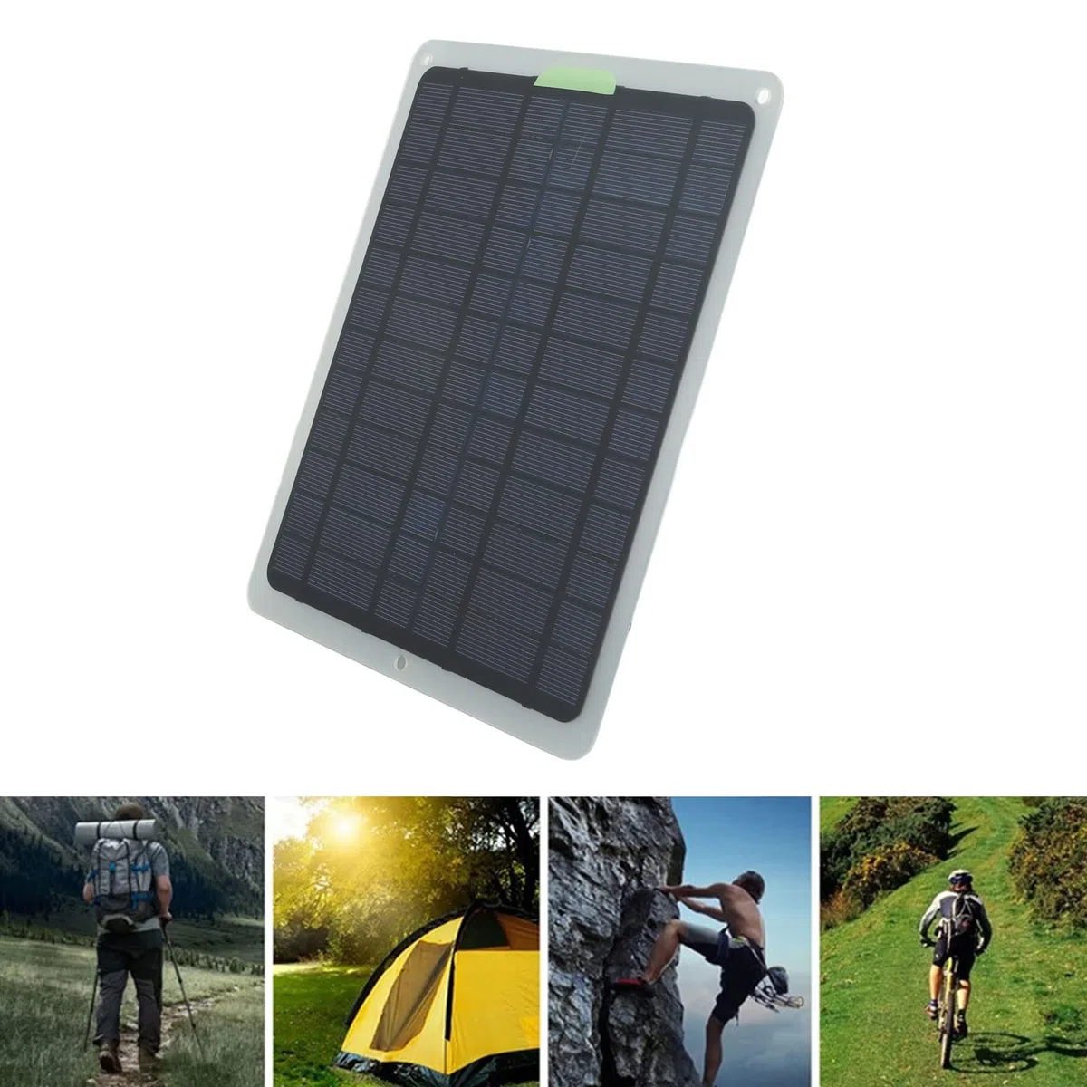 Solarpanel Kit, 22W, 12V OBD-Batterieregler, Hochleistungs-Solarmodul für Boote, Anhänger, Camping, Marine, Netzunabhängiger Betrieb