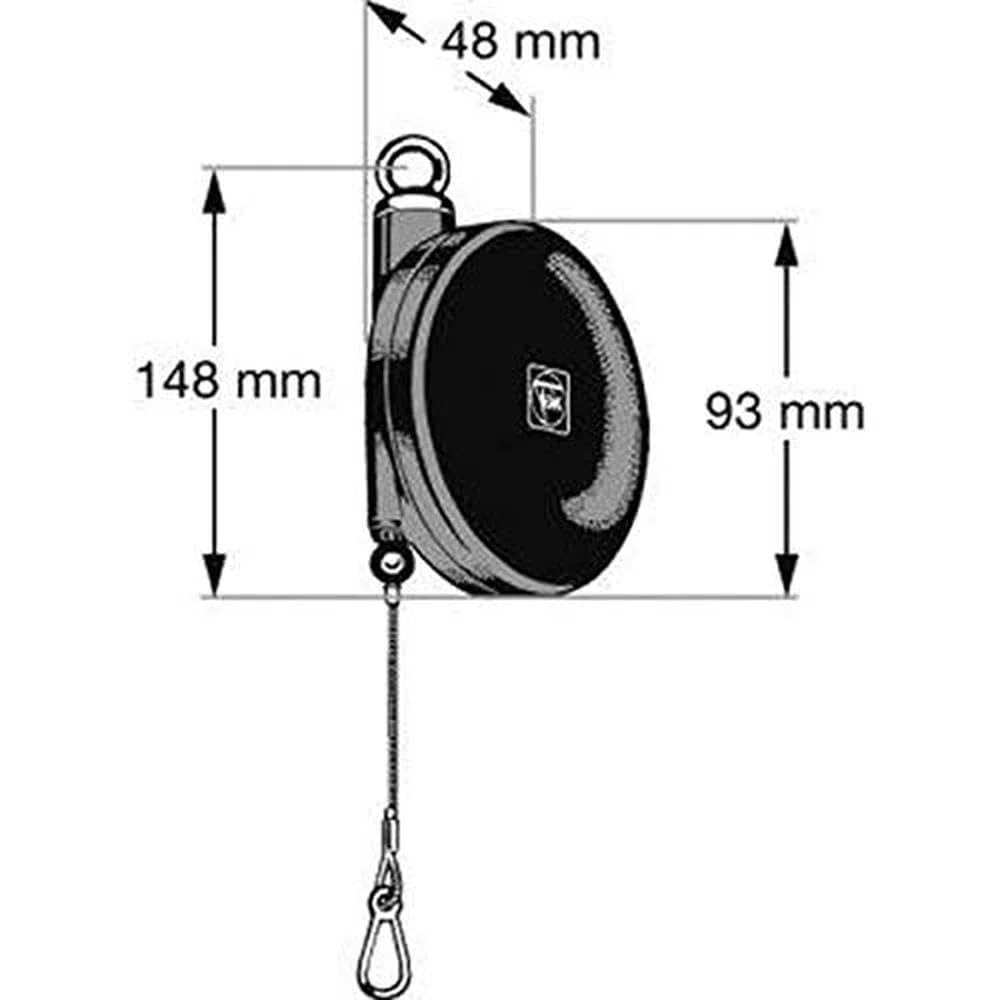 FEIN 90801023001 Balancer, 1.5-2.5 kg Traglast, zugfestes Nylonseil