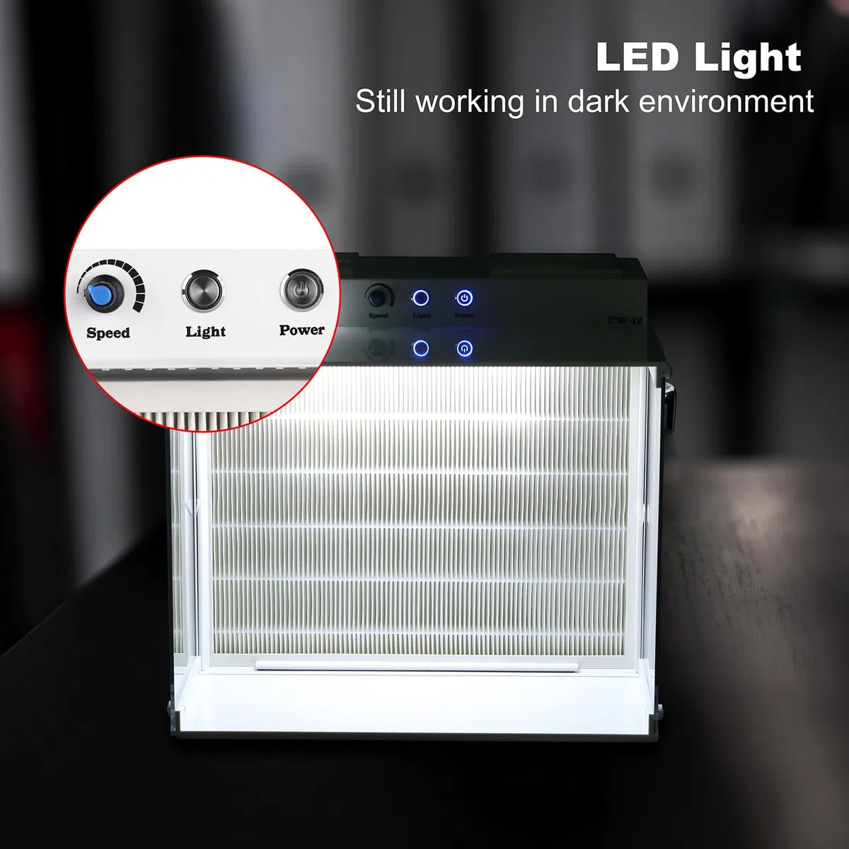 Laminar-Flow-Box H12 HEPA-Filter Ersatzfilter für DIY-FFU – geeignet für Mykologie, Reinraum, Pilzzuchtlabor, Sauberkeitslabor – passend für CW-12 Filtereinheit