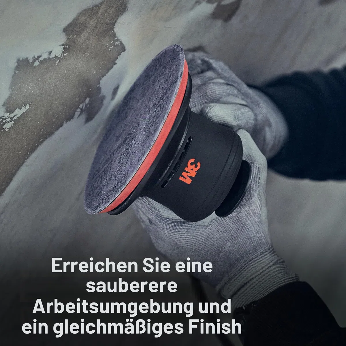 3M Cubitron II Hookit Filmscheibe – Kletthaftende Schleifscheibe mit Präzisions-Keramikkorn – 150 mm Filmscheibe mit 80+ Körnung für Exzenterschleifer – 50 Stück