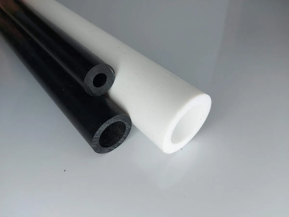 Hohlstab aus POM natur/weiß Ø 60 x 40 mm, Lang 500 mm Kunststoffhohlstab alt-intech®